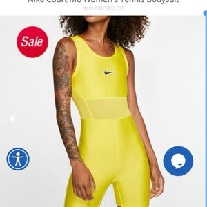 Nike Women's Bright Yellow Bodysuit